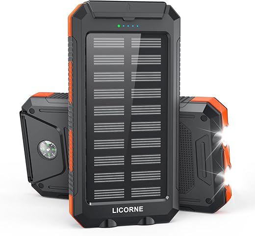 6 Best Solar Chargers for Outdoor Adventures 30000mAh Solar Charger Power Bank