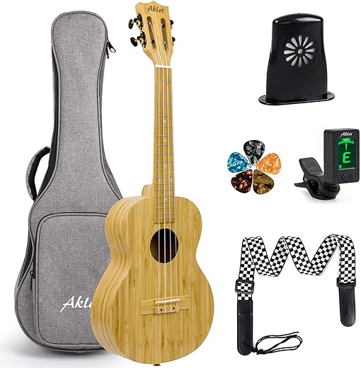 Top 7 Fender Ukuleles You Need to Try! AKLOT 23" Bamboo Concert Ukulele Kit