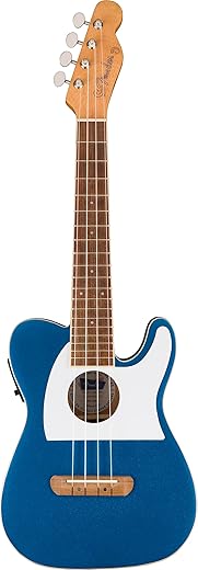 Top 7 Fender Ukuleles You Need to Try! Fender 4-String Ukulele, Lake Placid Blue