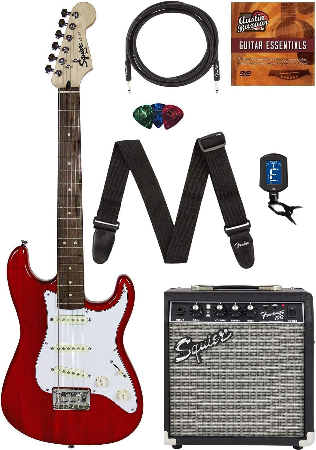 Fender Squier 24" Short Scale Strat Pack