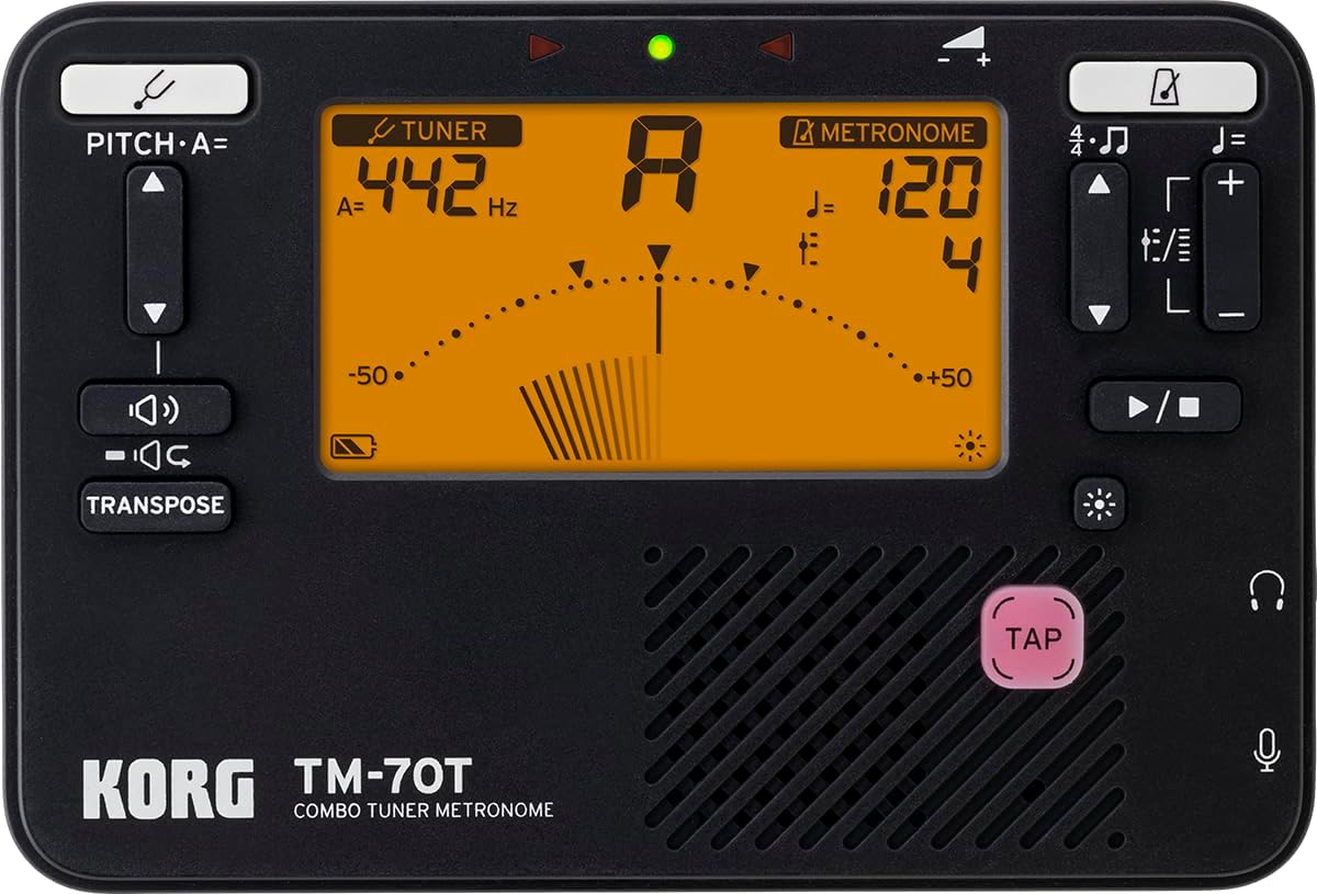 Top 6 Must-Have KORG Heritage Series Products Korg TM70TBK Tuner