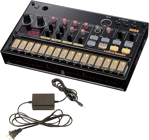 Top 6 Must-Have KORG Heritage Series Products Korg Volca Beats Analogue Rhythm Machine Bundle w/Korg 9V600MACPP 9v 600ma Power Supply