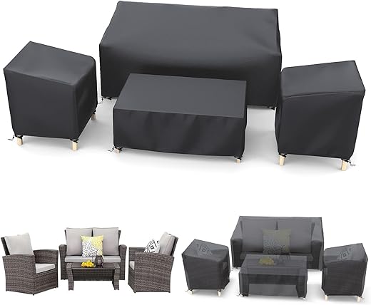 Top 5 Picks for Durable Patio Furniture Covers STARTWO Waterproof Patio Furniture Cover Set
